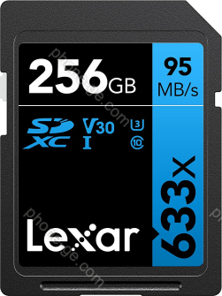 Lexar Professional 633x R95/W45 SDXC 256GB, UHS-I U3, Class 10