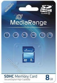 MediaRange SDHC 8GB, Class 10