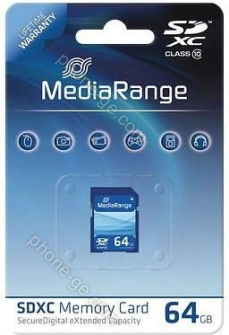 MediaRange SDXC 64GB, Class 10