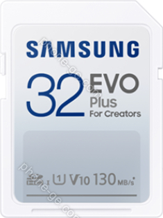 Samsung EVO Plus for Creators R130 SDHC 32GB, UHS-I U1, Class 10