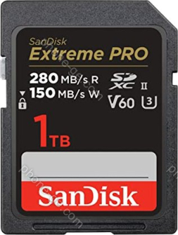 SanDisk Extreme PRO R280/W150 SDXC 1TB, UHS-II U3, Class 10