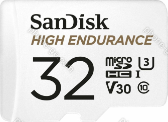 SanDisk High Endurance R100/W40 microSDHC 32GB Kit, UHS-I U3, Class 10