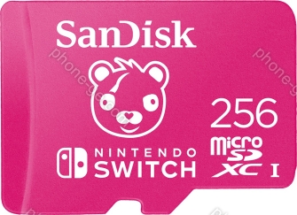 SanDisk Nintendo Switch R100/W90 microSDXC 256GB, UHS-I U3, Class 10