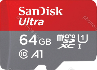 SanDisk Ultra R100 microSDXC 64GB Kit, UHS-I U1, A1, Class 10