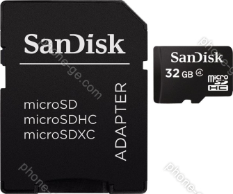 SanDisk microSDHC 32GB Kit, Class 4