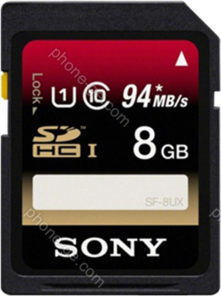 Sony SF-UX Series SDHC 8GB, UHS-I, Class 10