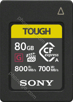 Sony TOUGH CEA-G Series R800/W700 CFexpress Type A 80GB