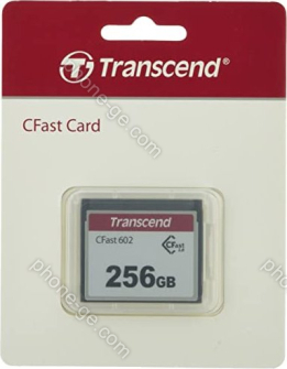 Transcend CFX602 R500/W350 CFast 2.0 CompactFlash Card 256GB