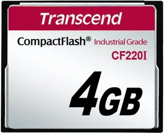 Transcend Industrial CF220I R39/W42 CompactFlash Card 4GB