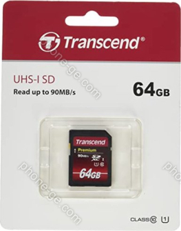 Transcend Premium R60 SDXC 64GB, Class 10