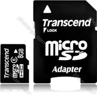 Transcend microSDHC 8GB Kit, Class 6