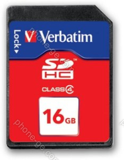 Verbatim SDHC 16GB, Class 4