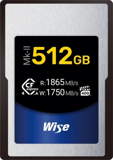Wise Advanced CFX4-A Series Mk-II R1865/W1750 CFexpress 4.0 Type A 512GB