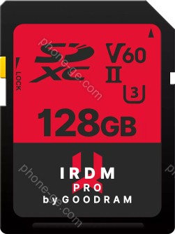 goodram IRDM S6B0 R265/W120 SDXC 128GB, UHS-II U3, Class 10