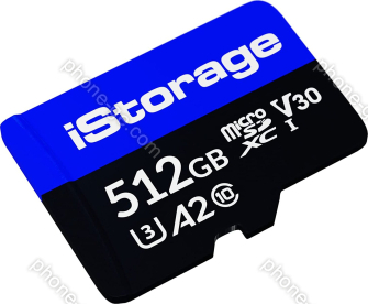iStorage microSDXC 512GB, UHS-I U3, A2, Class 10