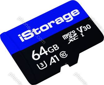 iStorage microSDXC 64GB, UHS-I U3, A1, Class 10