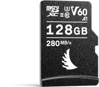 Angelbird AV PRO microSD V60 R280/W160 microSDXC 128GB Kit, UHS-II U3, A1, Class 10