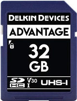 Delkin Advantage 633X R90/W90 SDHC 32GB, UHS-I U3, Class 10