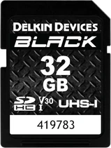 Delkin Black R90/W90 SDHC 32GB, UHS-I U3, Class 10