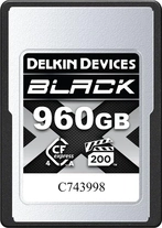 Delkin Black VPG200 R1830/W1740 CFexpress 4.0 Type A 960GB