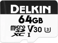 Delkin Hyperspeed R100/W80 microSDXC 64GB, UHS-I U3, Class 10