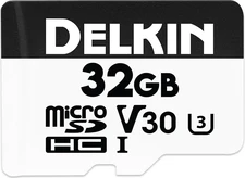 Delkin Hyperspeed R100/W80 microSDHC 32GB, UHS-I U3, Class 10