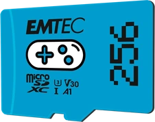Emtec GAMING R100/W50 microSDXC 256GB, UHS-I U3, A1, Class 10