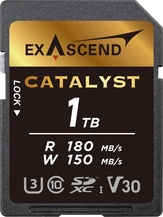 Exascend Catalyst R180/W150 SDXC 1TB, UHS-I U3, Class 10
