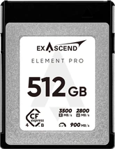 Exascend Element Pro R3500/W2800 CFexpress 4.0 Type B 512GB