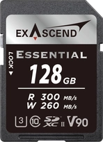 Exascend Essential R300/W280 SDXC 128GB, UHS-II U3, Class 10