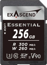 Exascend Essential R300/W280 SDXC 256GB, UHS-II U3, Class 10