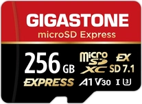 Gigastone SD7.1 R880/W650 microSDXC Express 256GB Kit inkl. USB-C Cardreader, UHS-I U3, A1, Class 10, SD Express EX I