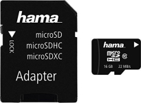 Hama High Speed microSDHC 16GB Adapter Kit, Class 10