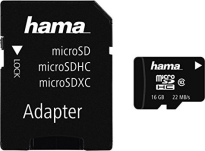 Hama High Speed microSDHC 16GB Adapter Kit, Class 10