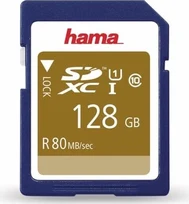 Hama HighSpeed R80 SDXC 128GB, UHS-I, Class 10