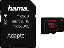 Hama R80/W30 microSDXC 64GB Kit, UHS-I U3