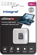 Integral Premium High Speed R100/W50 microSDXC 128GB, UHS-I U3, A1, Class 10
