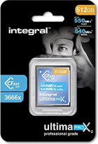 Integral ultima PRO X2 R550/W540 CFast 2.0 CompactFlash Card 512GB