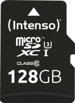 Intenso Professional R90 microSDXC 128GB Kit, UHS-I U1, Class 10