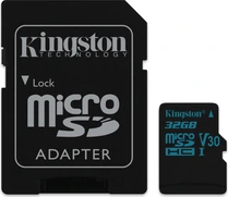 Kingston Canvas Go! R90/W45 microSDHC 32GB Kit, UHS-I U3, Class 10