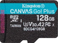 Kingston Canvas Go! Plus Gen4 R200 microSDXC 128GB, UHS-I U3, A2, Class 10