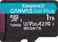 Kingston Canvas Go! Plus Gen4 R200/W160 microSDXC 1TB, UHS-I U3, A2, Class 10