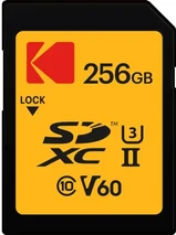 Kodak SD Ultra Pro Performance R300/W110 SDXC 256GB, UHS-II U3, Class 10