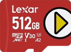 Lexar PLAY R150 microSDXC 512GB, UHS-I U3, A2, Class 10