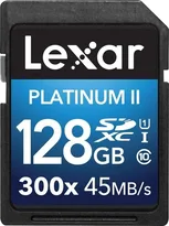 Lexar Platinum II 300x R45/W20 SDXC 128GB, UHS-I, Class 10