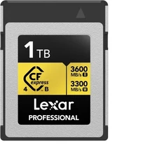 Lexar Professional GOLD R3600/W3300 CFexpress 4.0 Type B 1TB