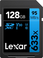 Lexar Professional 633x R95/W45 SDXC 128GB, UHS-I U1, Class 10