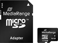 MediaRange R45/W12 microSDHC 16GB Kit, Class 10
