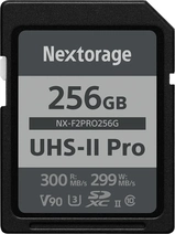 Nextorage NX-F2PRO R300/W299 SDXC 256GB, UHS-II U3, Class 10