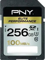 PNY Elite Performance R100/W75 SDXC 256GB, UHS-I U3, Class 10